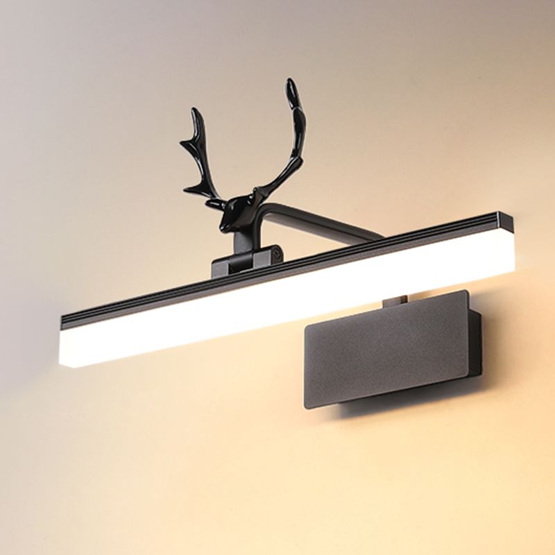 Modern Minimalist Style Linear Wall Mounted Vanity Lights Metal Vanity Sconce for Toilet