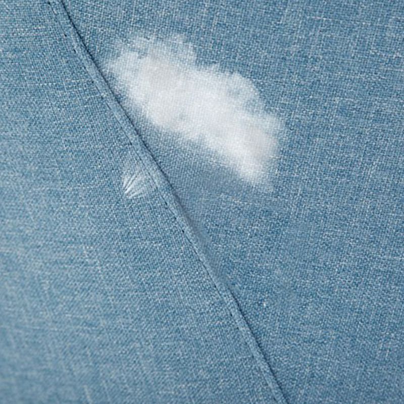 Contemporary Sloped Arms Accent Armchair Basic Four Leg Arm Chair