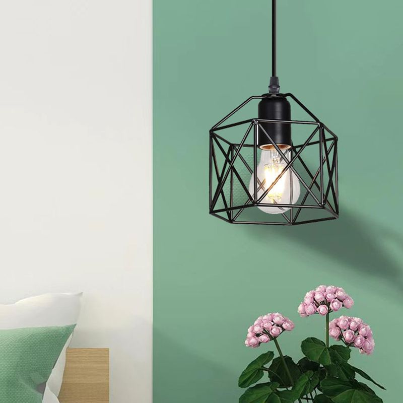 Forme de géométrie en métal Lumières suspendues industrielles multiples liminaires de support de suspension légers