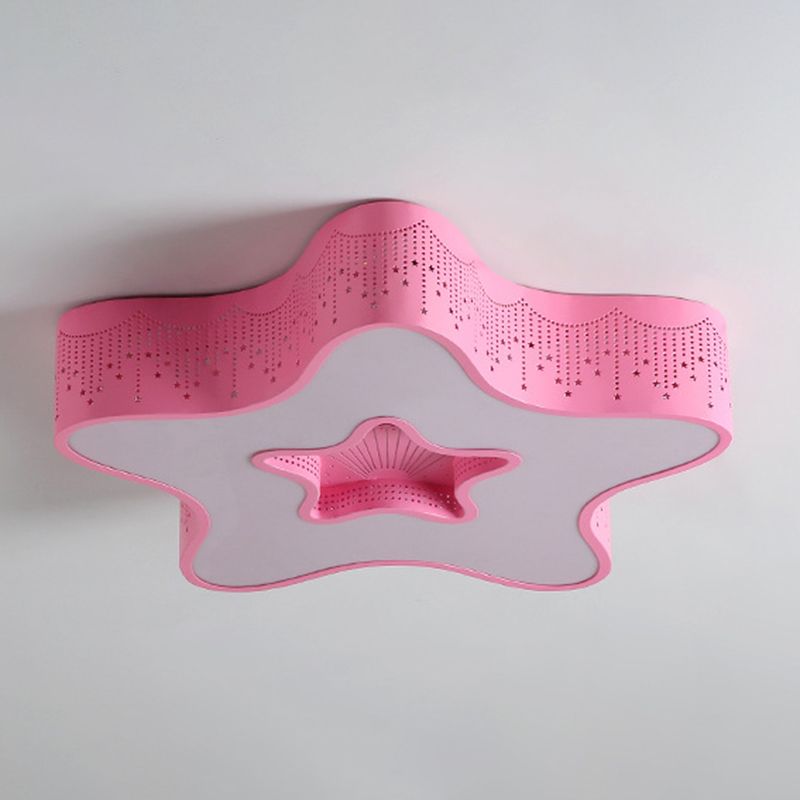 Star Flush-verlichtingsarmaturen Kinderacryl-plafondlamp voor kinderslaapkamer