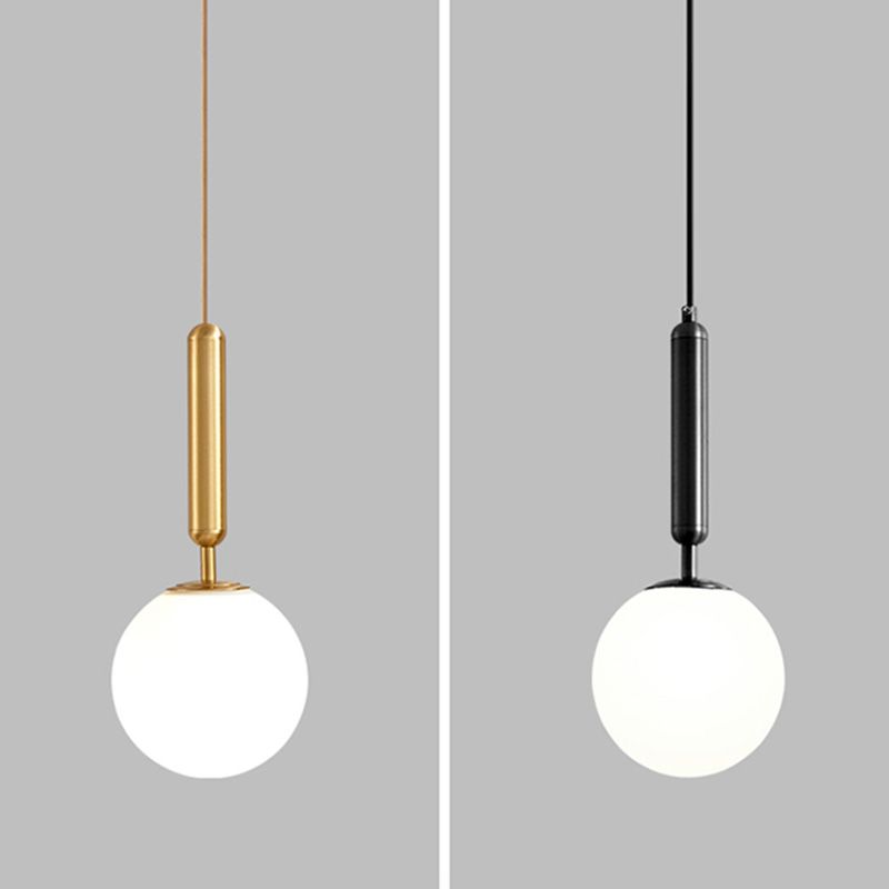 Glass Orb Wall Mounted Light Fixture Simplicity Style Wall Light Sconce for Bedroom