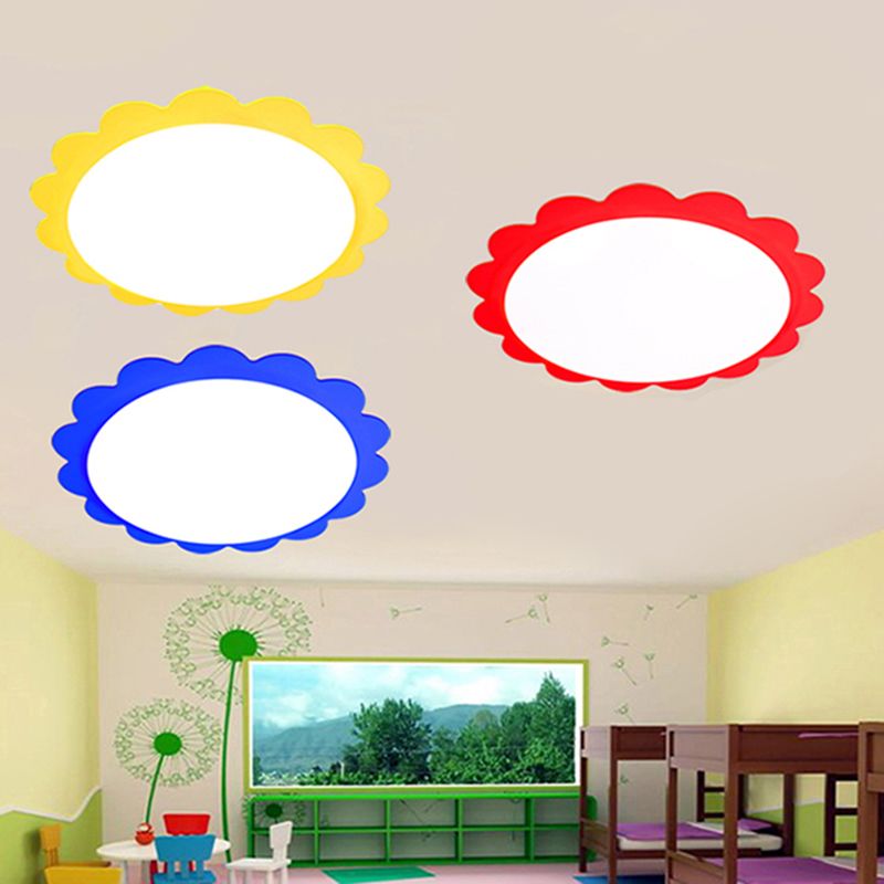 Flower Ceiling Mount Light Cartoon Acrylic Ceiling Lamp for Corridor Bathroom
