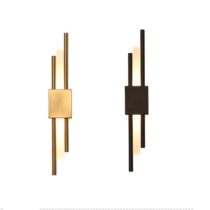 Metal Cylinder Shape Wall Light Modern Style 1 Light Wall Light Sconce