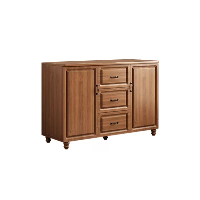 Wood  Accent Chest with Chest Bun Feet and Bar Pulls,14.96 " W
