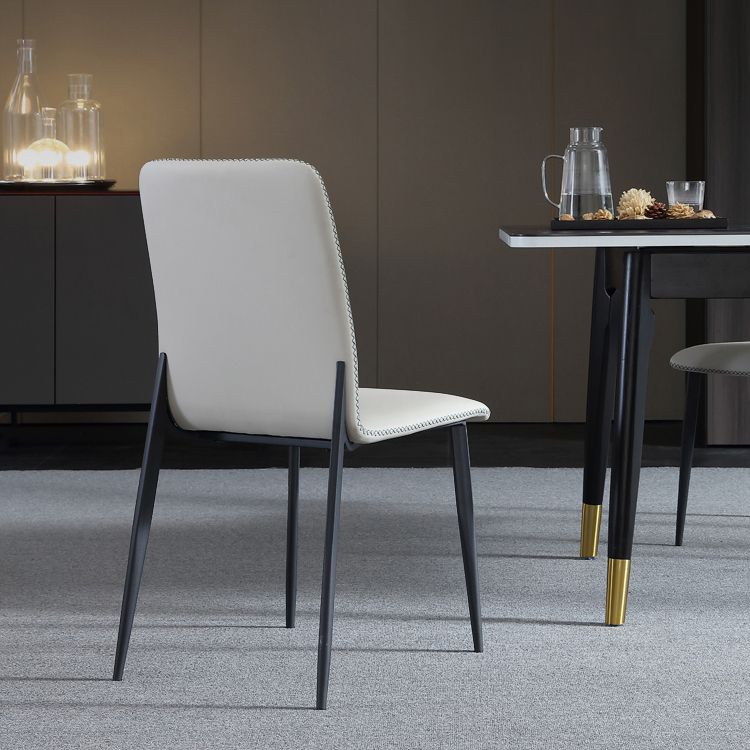 Industrial Dining and Accent Chairs Upholstered Side Dining Chairs