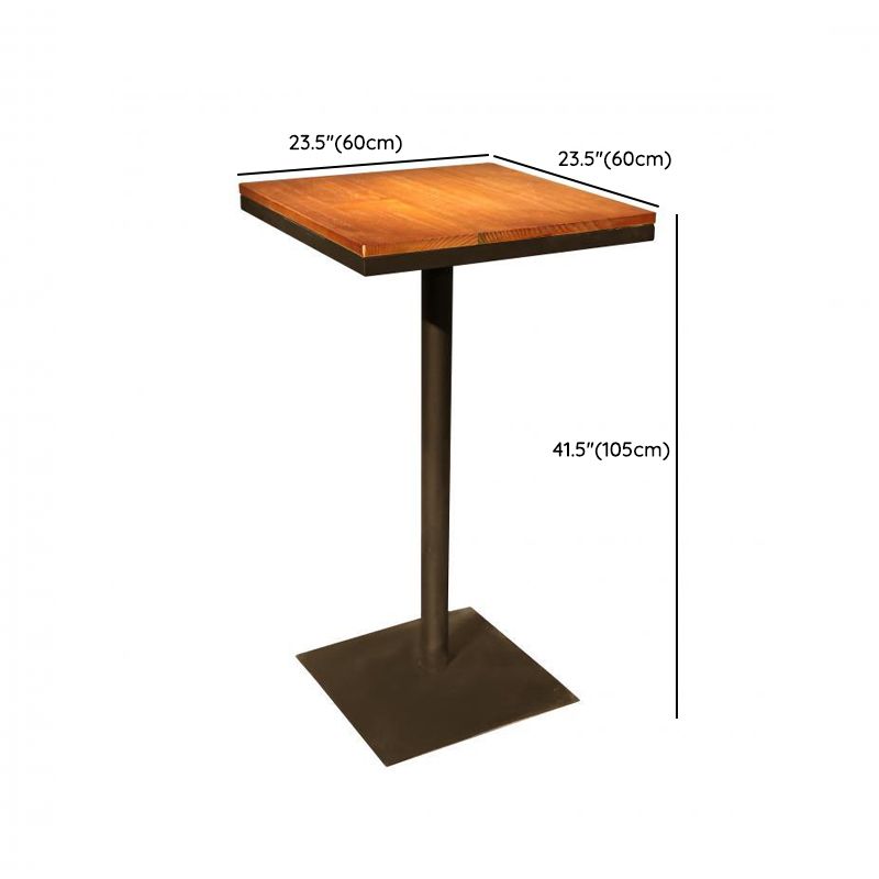 Industrial Style Bar Set 1/2/3/4/7 Pieces Solid Wood Pub Dining Set for Indoor