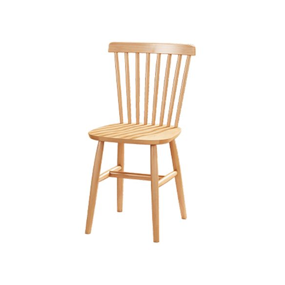 Modern Solid Wood Rectangle Shape Dining Set Khaki Standard Dining Set for Kitchen