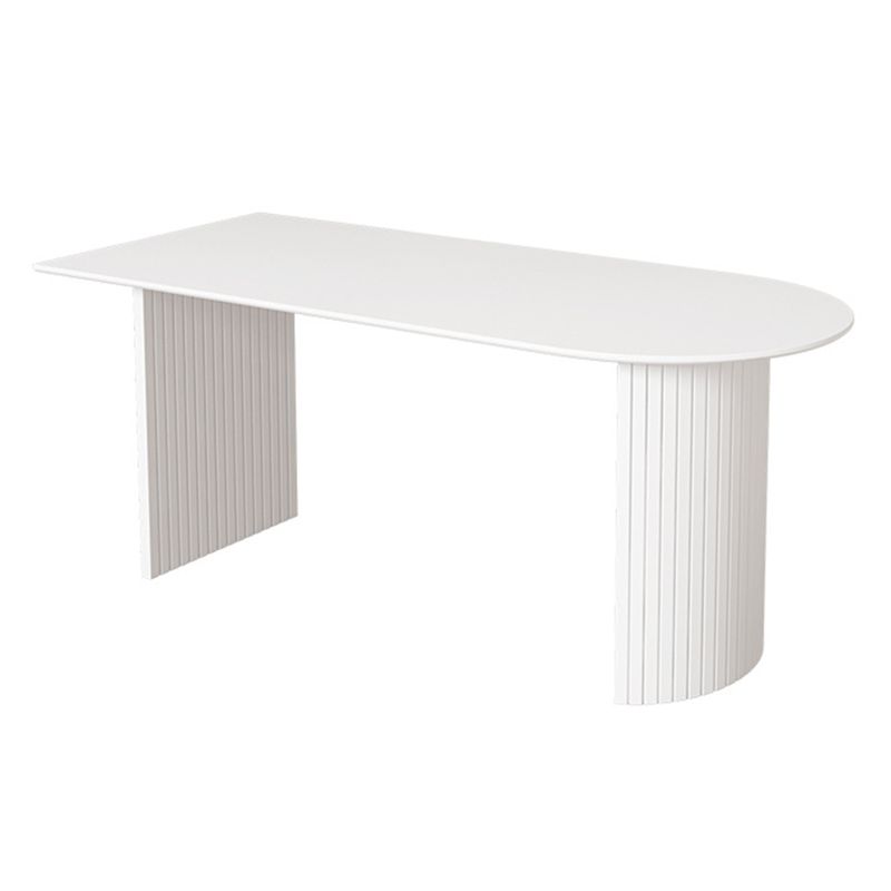 Mesa de comedor contemporánea de madera maciza mesa de mármol de mesa de comedor para cocina y comedor
