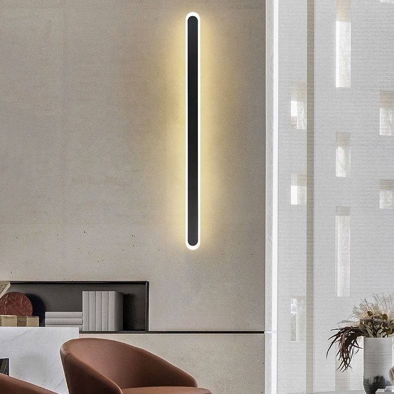 Moderne minimalistische stijl lineaire wandgemonteerde verlichtingsarmatuur metalen wand sconce verlichting voor woonkamer