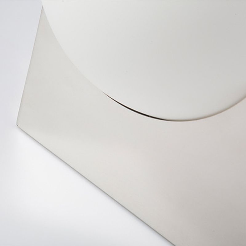Modern Style Table Lamp 1-Light Desk Light with Glass Shade for Living Room