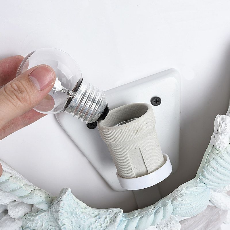 Modern Stylish Bell Wall Light with Shell 1 Bulb LED Wall Lamp for Baby Kid Bedroom