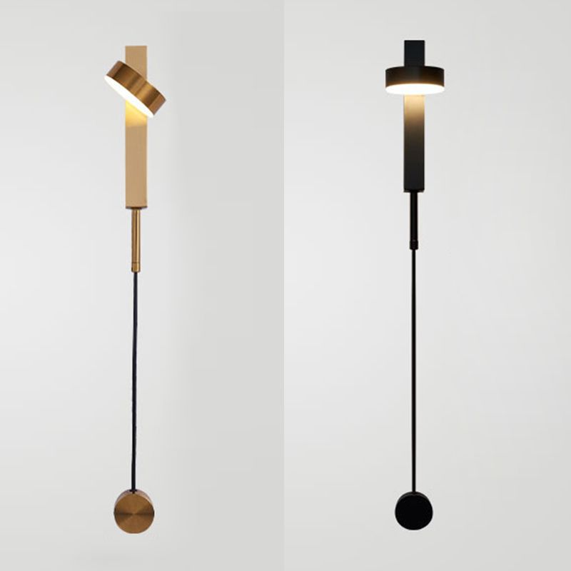 Moderne eine leichte Wandleuchte Metall Drehwandmontierte Leuchte für Bett
