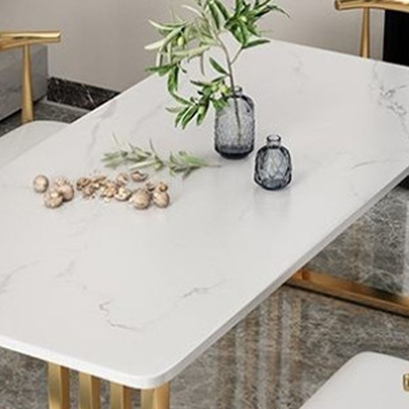 Traditional Luxury Dining Table Rectangle Slate Dining Table for Dining Room