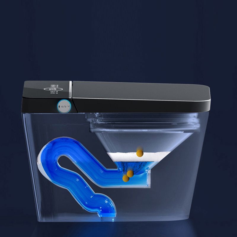 Modern Ceramic Flush Toilet Heated Seat Included Urine Toilet for Bathroom
