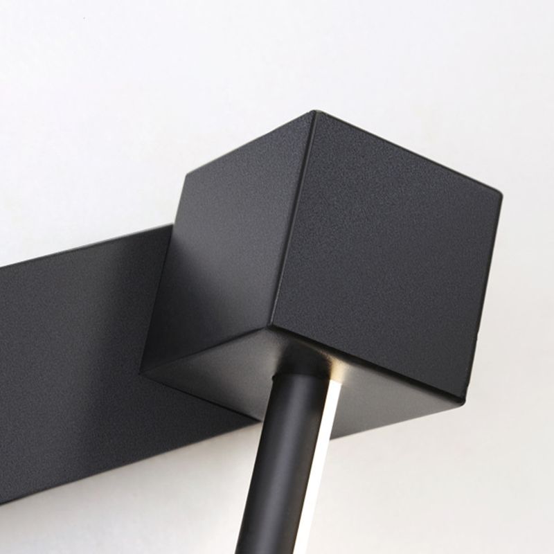 Forme linéaire 1 éclairage mural lumineux moderne luminaires muraux métalliques