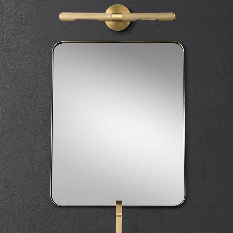 Modern Simple Metal Vanity Light Cylinder Shape 2-Lights for Shower Room