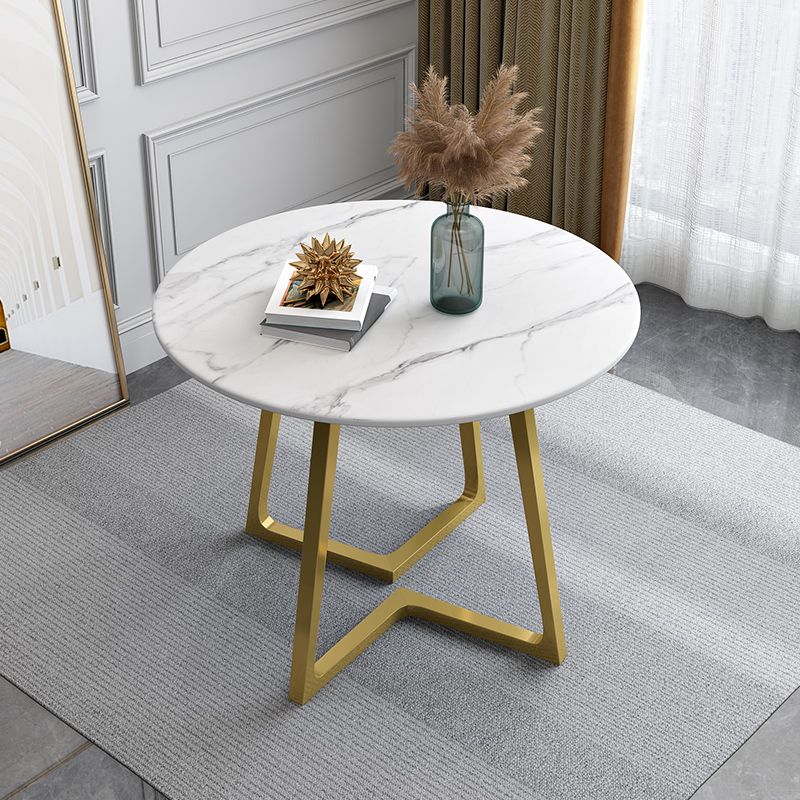 Tavolo da pranzo rotondo contemporaneo tavolo da pranzo in pietra sinterizzato per sala da pranzo
