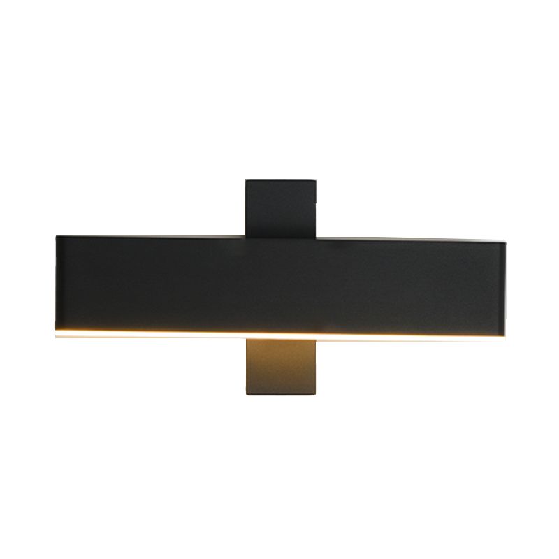 Metal Square Shape Wall Sconce Modern Style 1 Light Wall Light Sconce