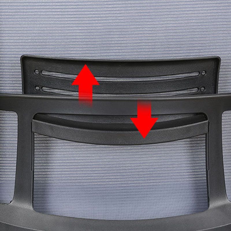 Modern Mesh Computer Chair Mid Back Chair with Wheels No Distressing