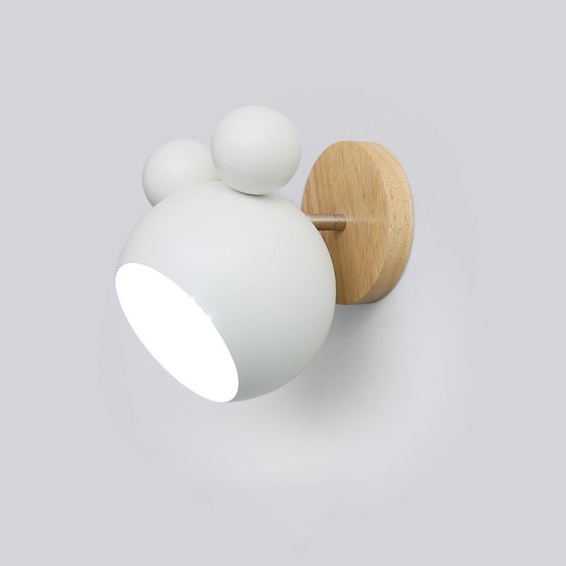 7 "H MacAroon Style Cartoon Mini Wall Lampada Nordic Stile Simplezza SIMPLICITÀ SCONCI