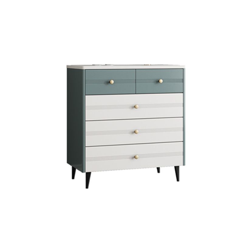 Rectangle Wooden Chest, Contemporary Accent Chest with Drawers