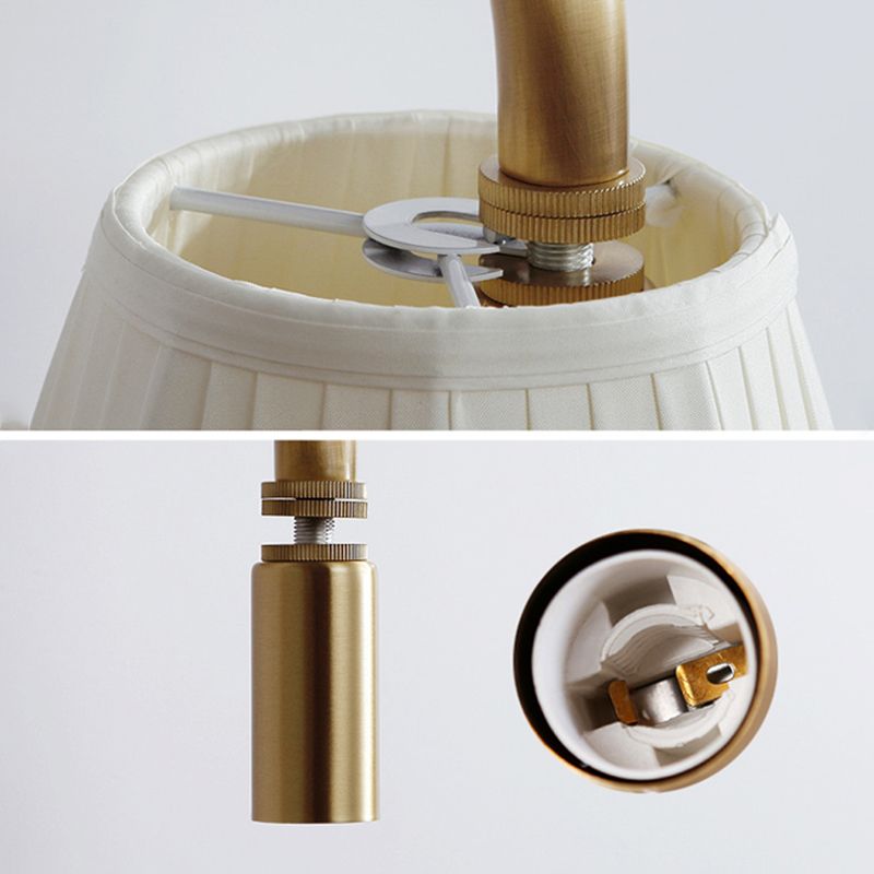 Fabric Shade Wall Mounted Light Fixture 1-Light Modernism Wall Mounted Sconce