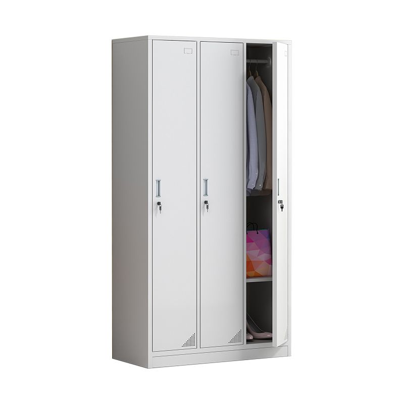 Hinged Contemporary Wardrobe Armoire Metal Wardrobe Cabinet for Home