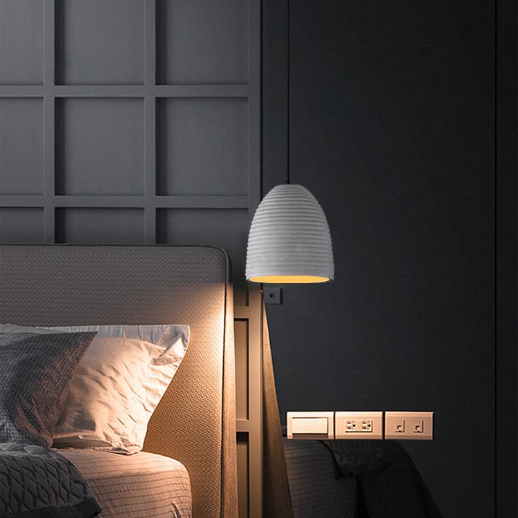 Modern Style Ceiling Suspension Lamp Shaded Hanging Ceiling Light with Cement Shade