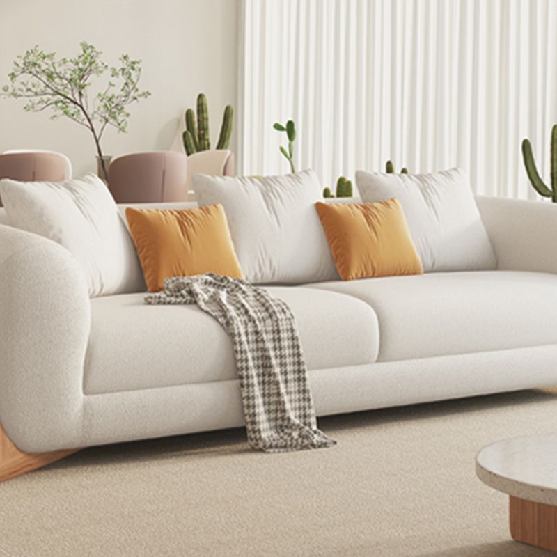 Modern Style Living Room Tuxedo Arm Loveseat Tight Back Seating