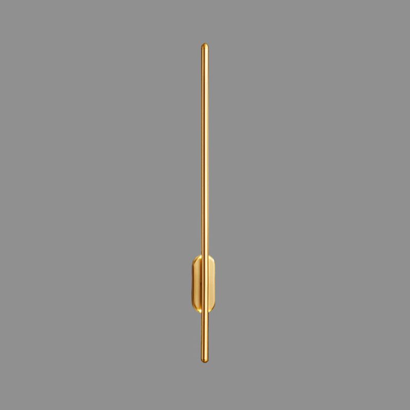 Minimalist LED Wall Lamp Thin-Line Copper Sconce Lighting for Bedroom