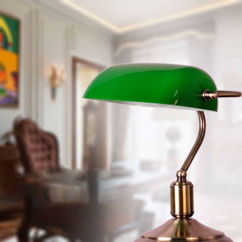 Stile moderno a forma unica da tavolo da tavolo vetro 1 luce da tavolo leggera