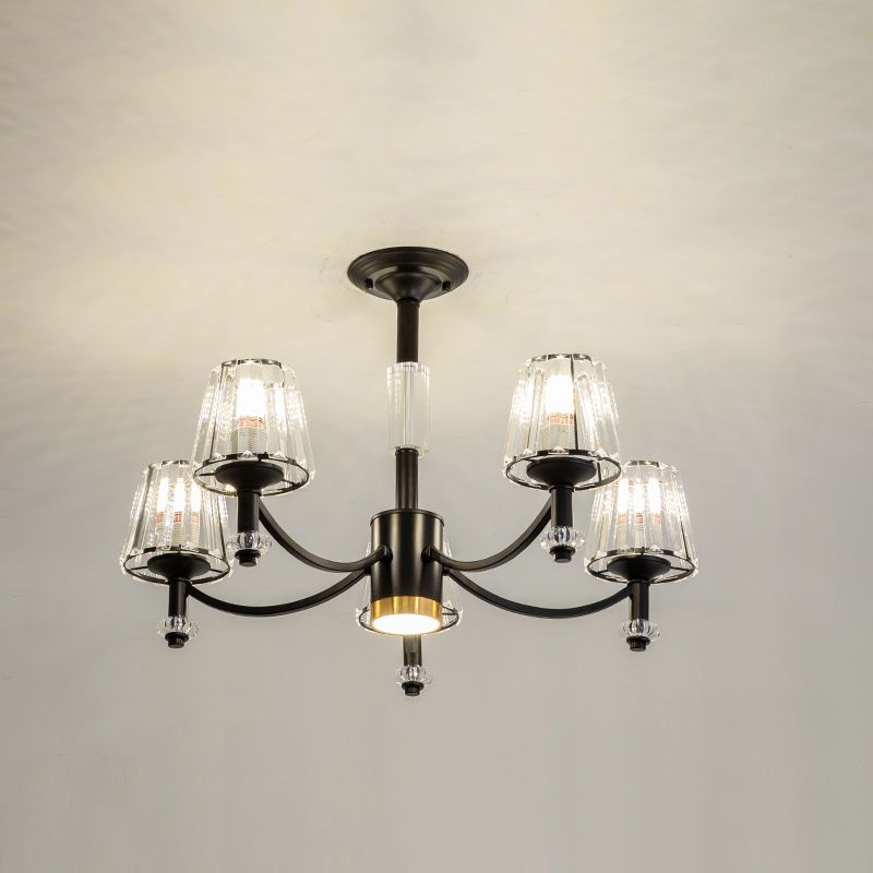 American Glass Chandelier Multi Light Chandelier Pendant for Dining Room