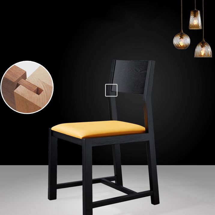 Contemporary Dining Room Dining Chairs Armless Solid Wood Kitchen Chairs