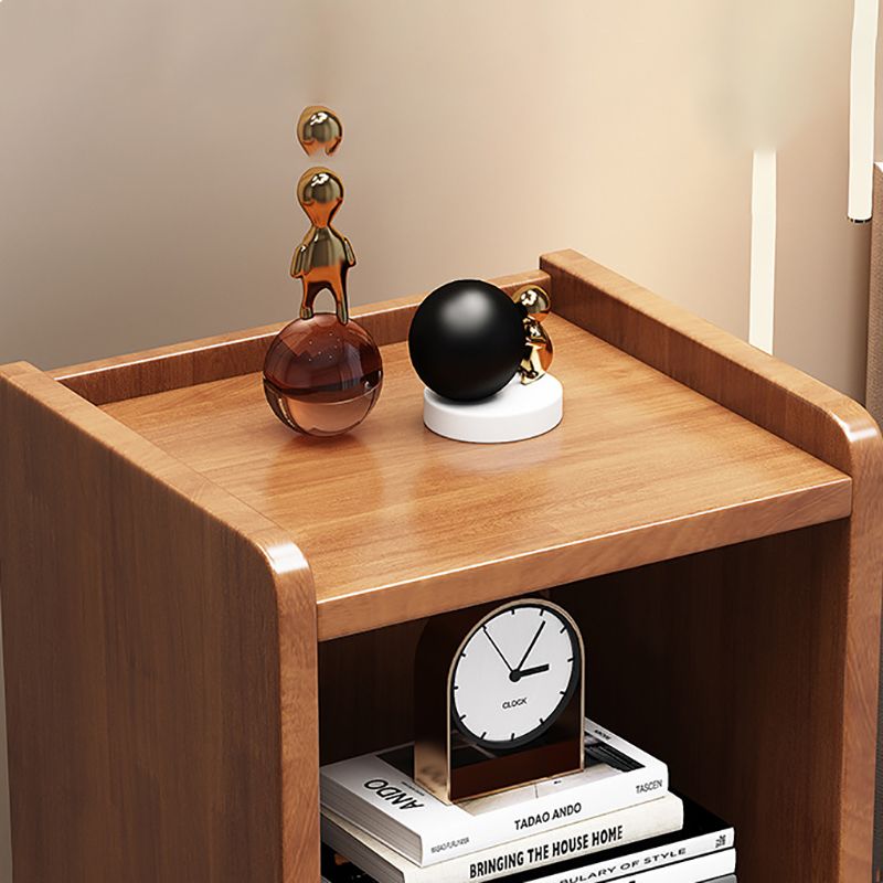 Standard Contemporary Bookcase Wooden Closed Back Bookshelf with Shelves