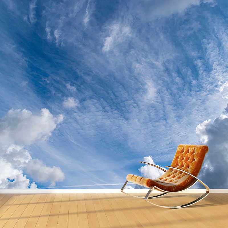 Modern Style Wall Mural Wallpaper Beautiful Sky Sitting Room Wall Mural