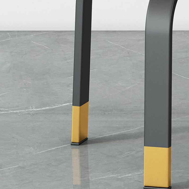 Black Modern Standard Pure Color Water Resistant Round Indoor Standard