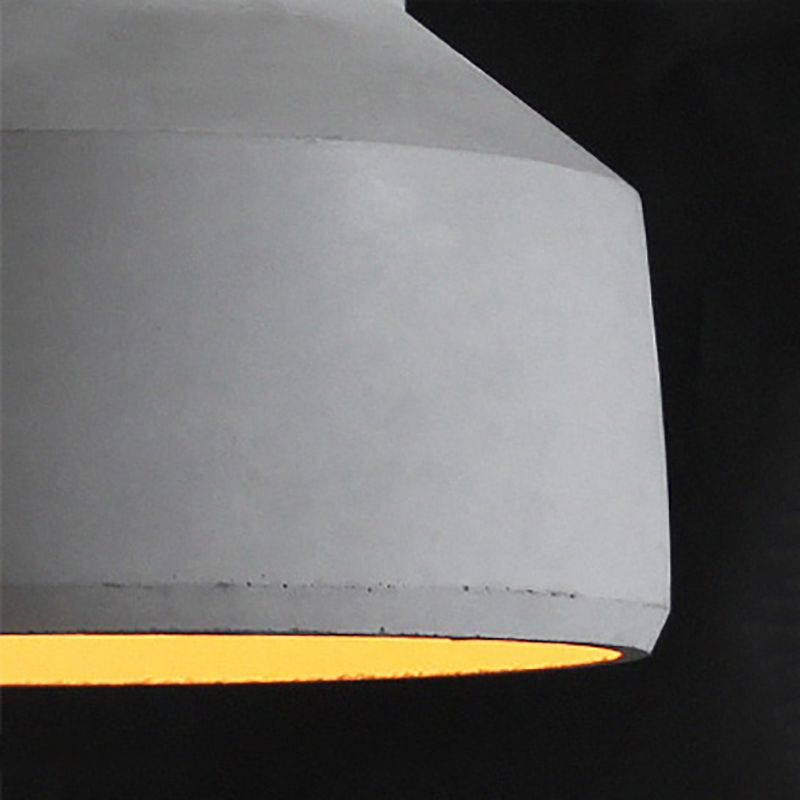 Lampe suspendue de style contemporain simple léger en ciment pour le salon Coffee Shop