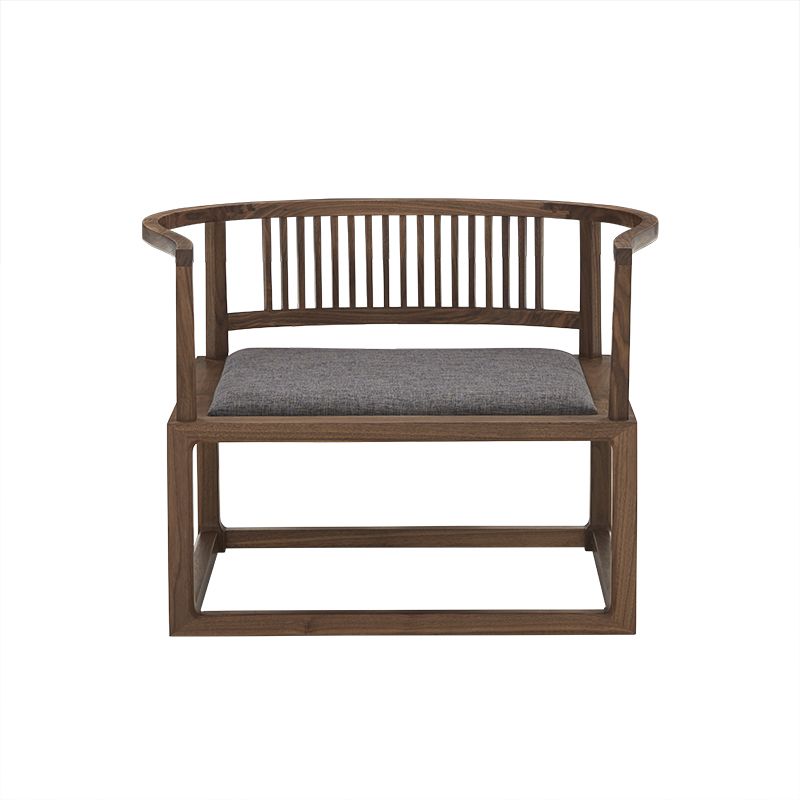 Traditional Style Dining Chair Solid Wood Arm Chair for Home