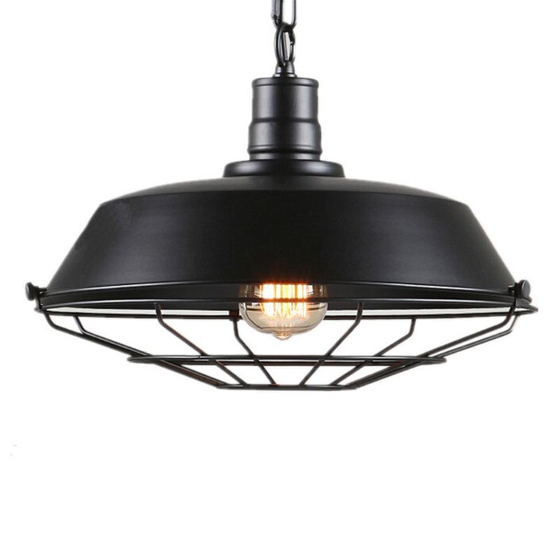 CAGE 1 Light Pendse Lightsing Lights Industrial Metal Lights Pends para restaurante para restaurante