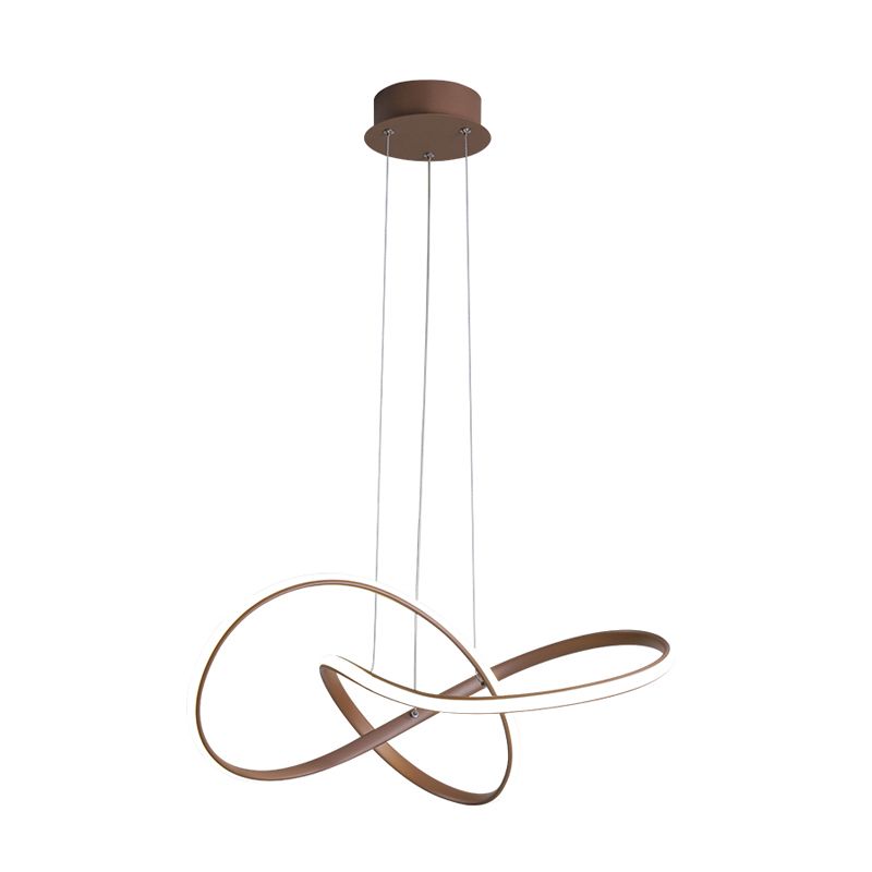 Hedendaags aluminium hanger licht lineair plafondlicht voor eetkamer