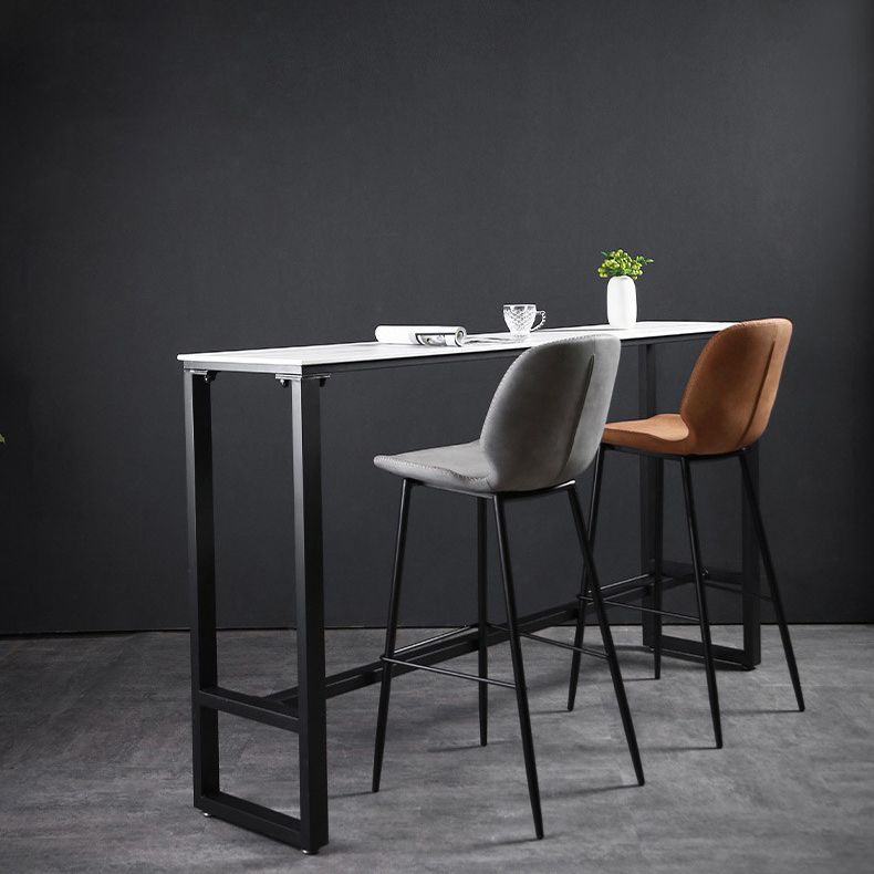 Living Room Counter Set 1/2/3 Pieces Rectangle White Counter Height Set