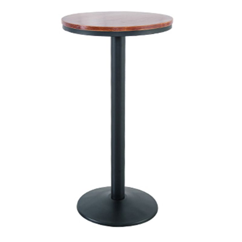 Solid Wood Bar Table Industrial Brown Dining Table for Kitchen Use