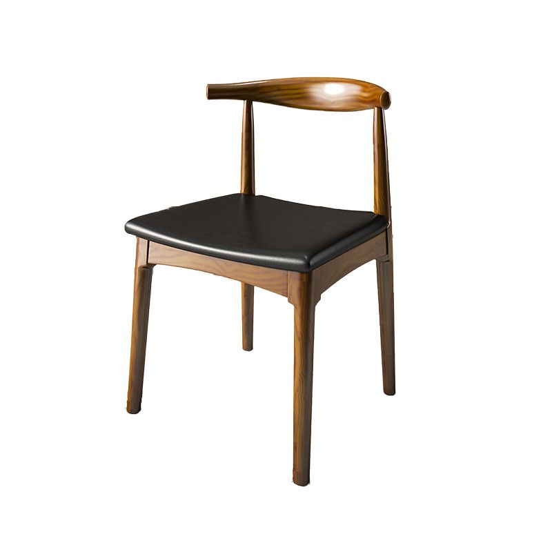 Contemporary Style Chair Wood Dining Accent Chair for Kitchen