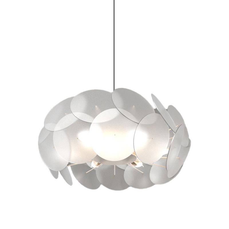 Wolkenartige Acrylhänge hängendes Licht Kit zeitgenössische LED weiße Deckenlampe für Schlafzimmer
