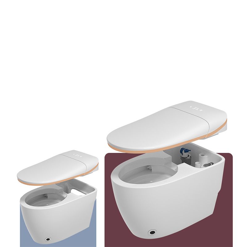 Modern White Flush Toilet Floor Mount Toilet Bowl for Washroom