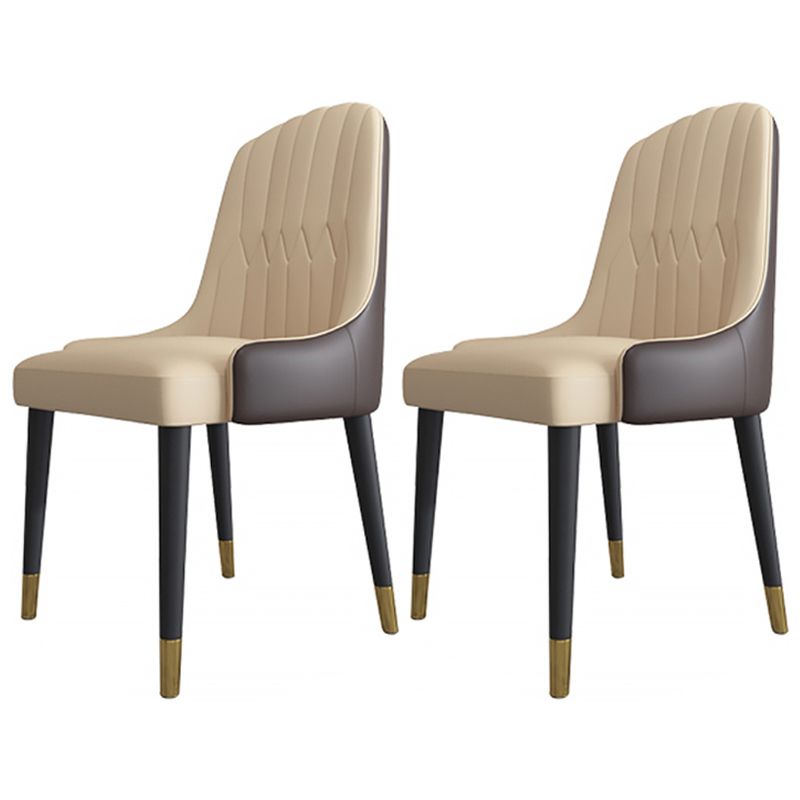 Luxury 1/2/5/7 Pieces Rectangle Dining Set Marble Dining Table with Leather Chairs