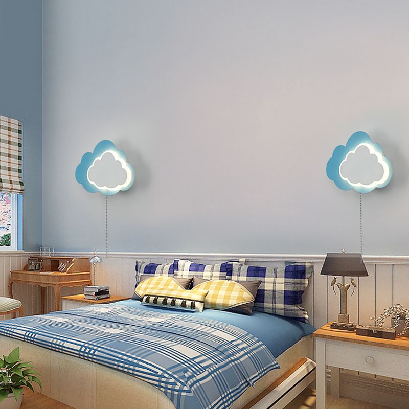 Modern Style Unique Shape Wall Sconce Metal Wall Light for Bedroom