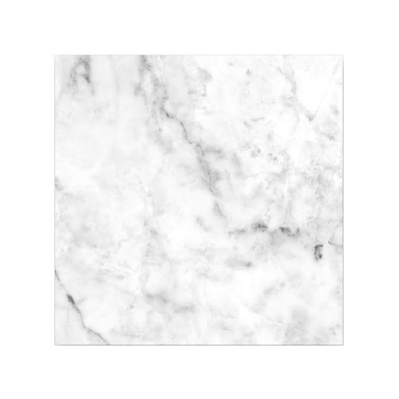 Adhesive Marble Wallpaper Panels Contemporary PVC Wall Art for Bedroom, 12' L x 12" W