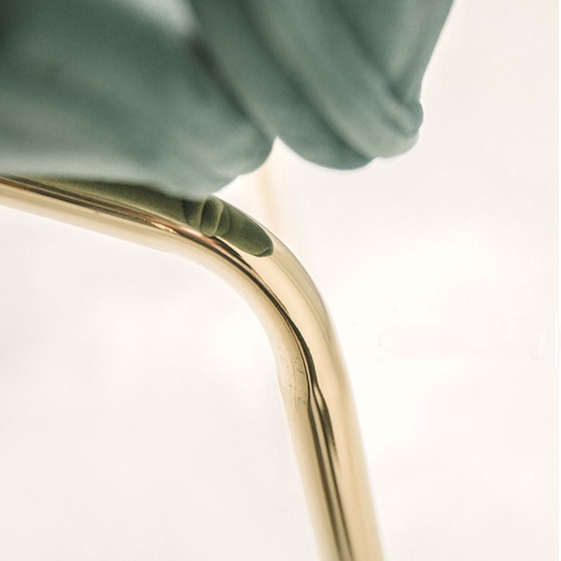 Glam Style Dining Chair Upholstered Dining Side Chair for Indoor