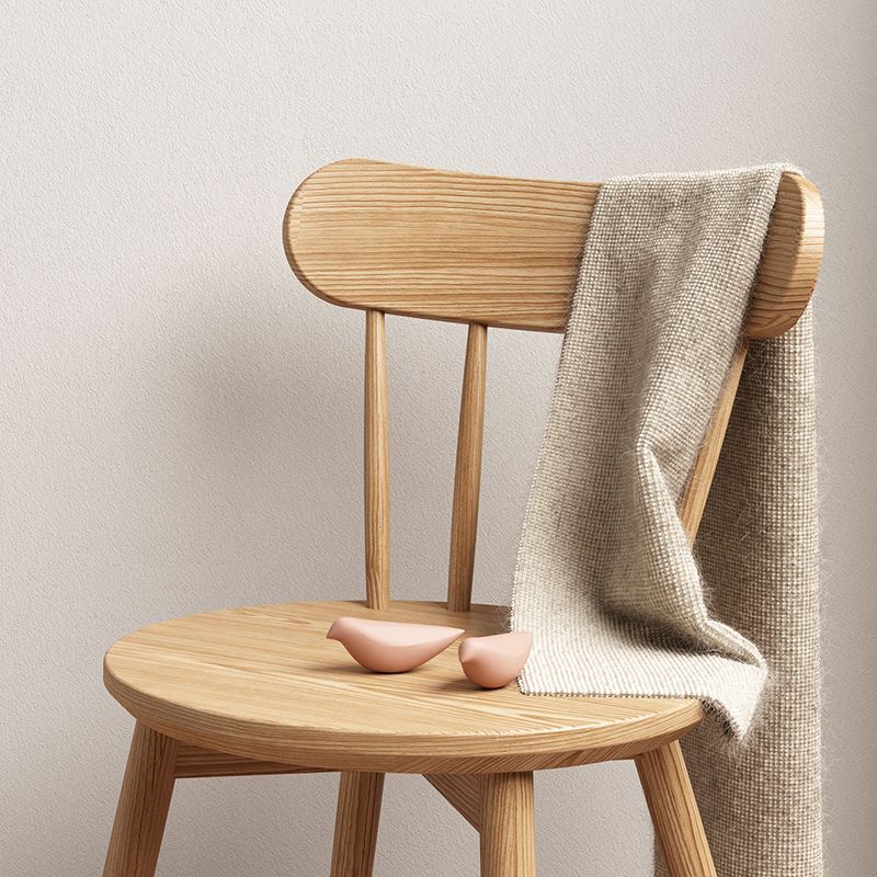 Contemporary Solid Wood Windsor Dining Chair for Dining Room